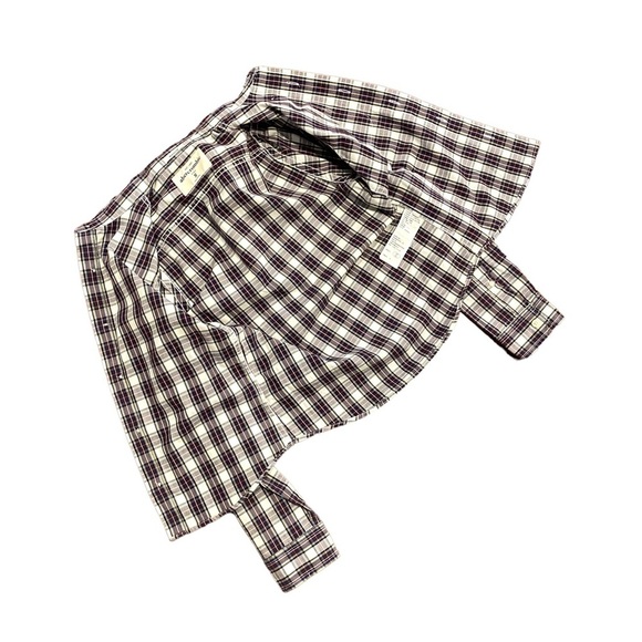 Abercrombie Kids Shirt Boy's Plaid Muscle Long Sleeve Button Cotton Small‎ - Picture 10 of 13
